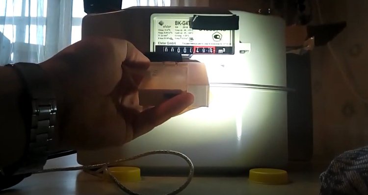 Счетчик газа управляемый пультом