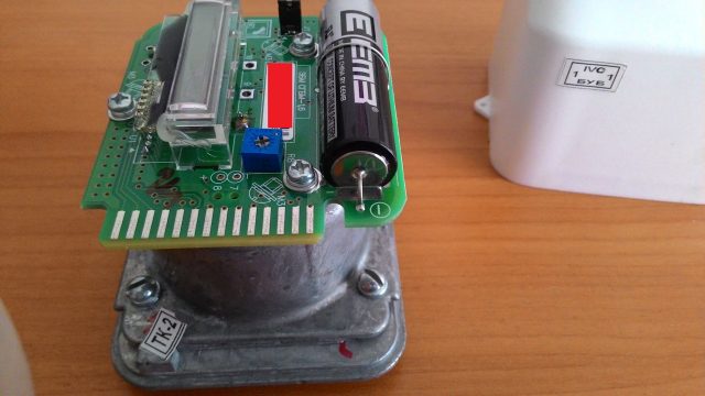 Батарейка на счетчике газа