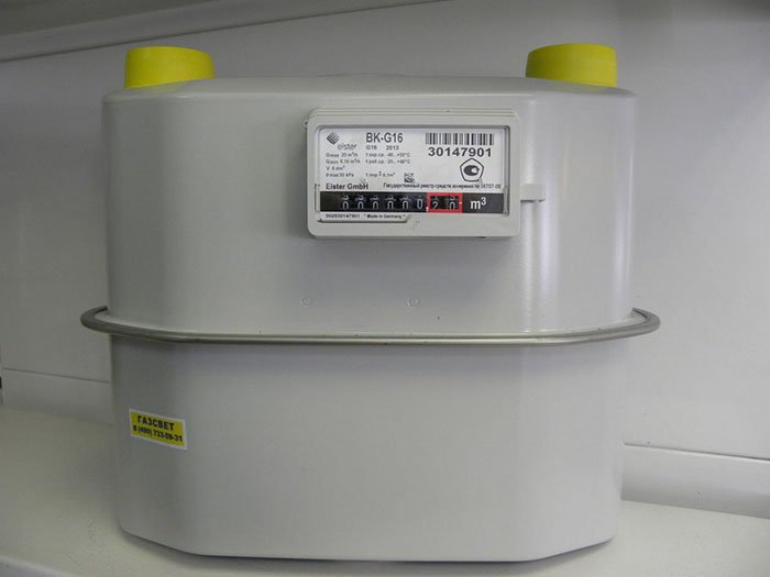 Установка газового счетчика Акт по установке