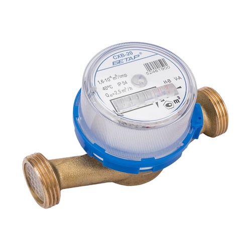 Экономный счетчик холодной воды Бетар-20 с поворотной функцией